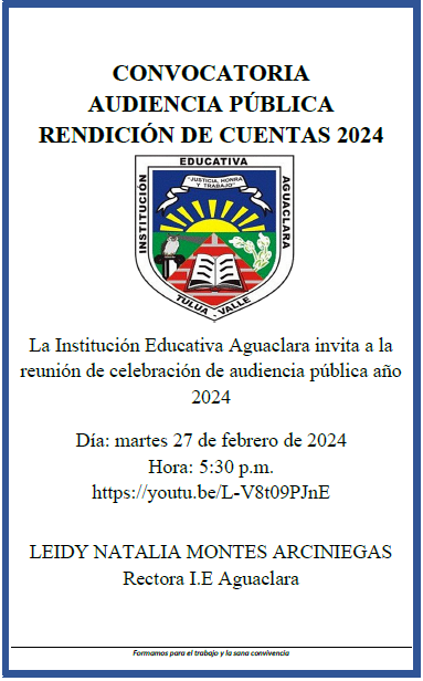 rendicion de cuentas 2024